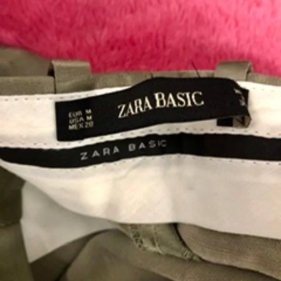 ZARA Cotton Linen Silky Suit Pants, M, NWT - Picture 4 of 6